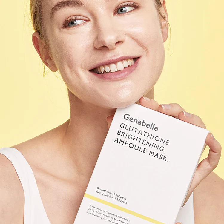GENABELLE GLUTATHIONE BRIGHTENING AMPOULE MASK | Skin Basement ...